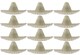 image 4 of Natural Mexican Sombrero with Pom Pom Edging | Cream | 6