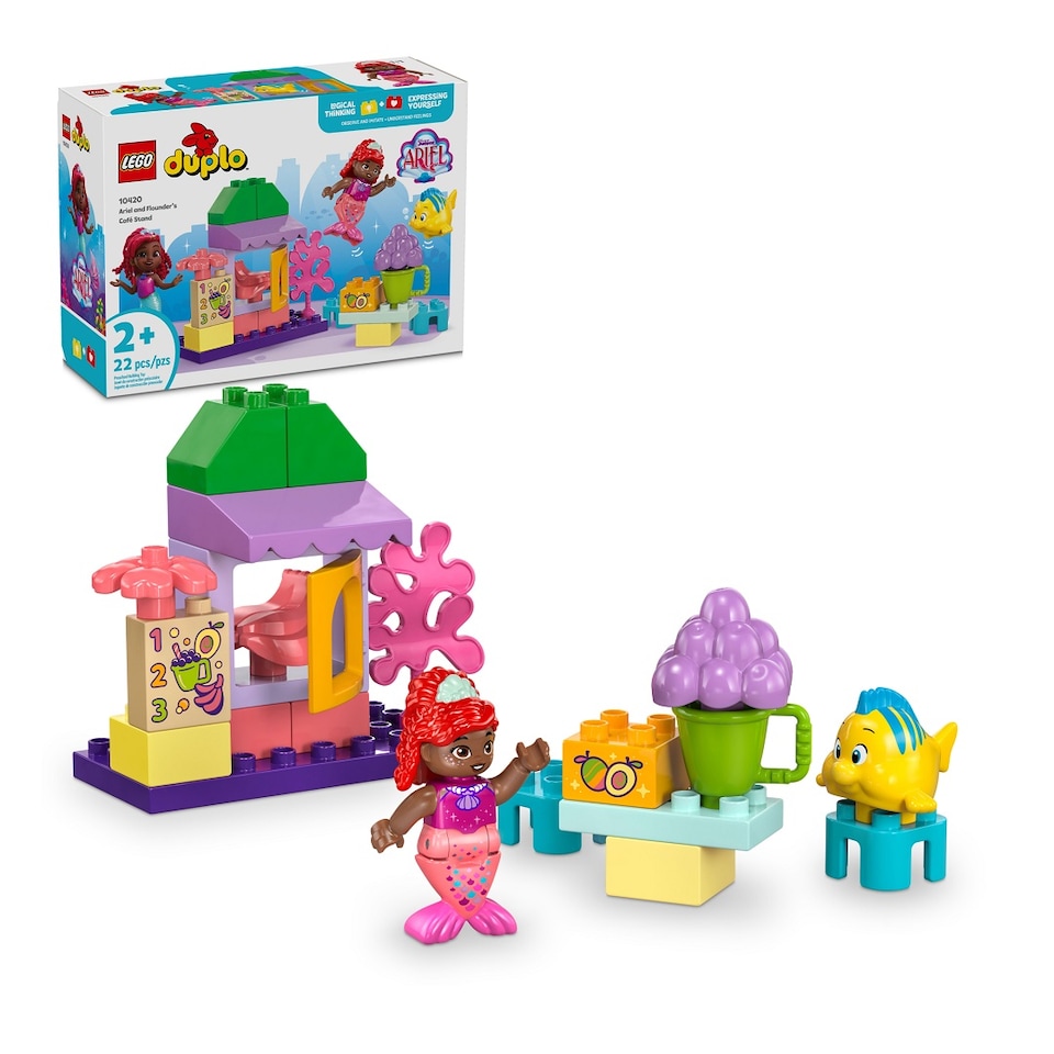 image 1 of Lego Duplo Ariel And Flounder's Caf? Stand