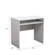 image 8 of Computer Desk PC Laptop Table Home Office Study Workstation | White