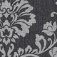 image 4 of Transform Peel & Stick Small Damask Black Self-Adhesive Wallpaper Black | Grey