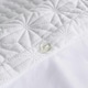image 5 of OHS Geometric Tribal Embossed Textured Duvet Bedding Set, King - White