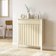 image 8 of HOMCOM Radiator Cover with Drawer and Vertical Slats Oak