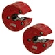 image 1 of 2pc Hand Operated Plumbing Auto Tube Cutter 8mm + 10mm Copper Plastic Pipe