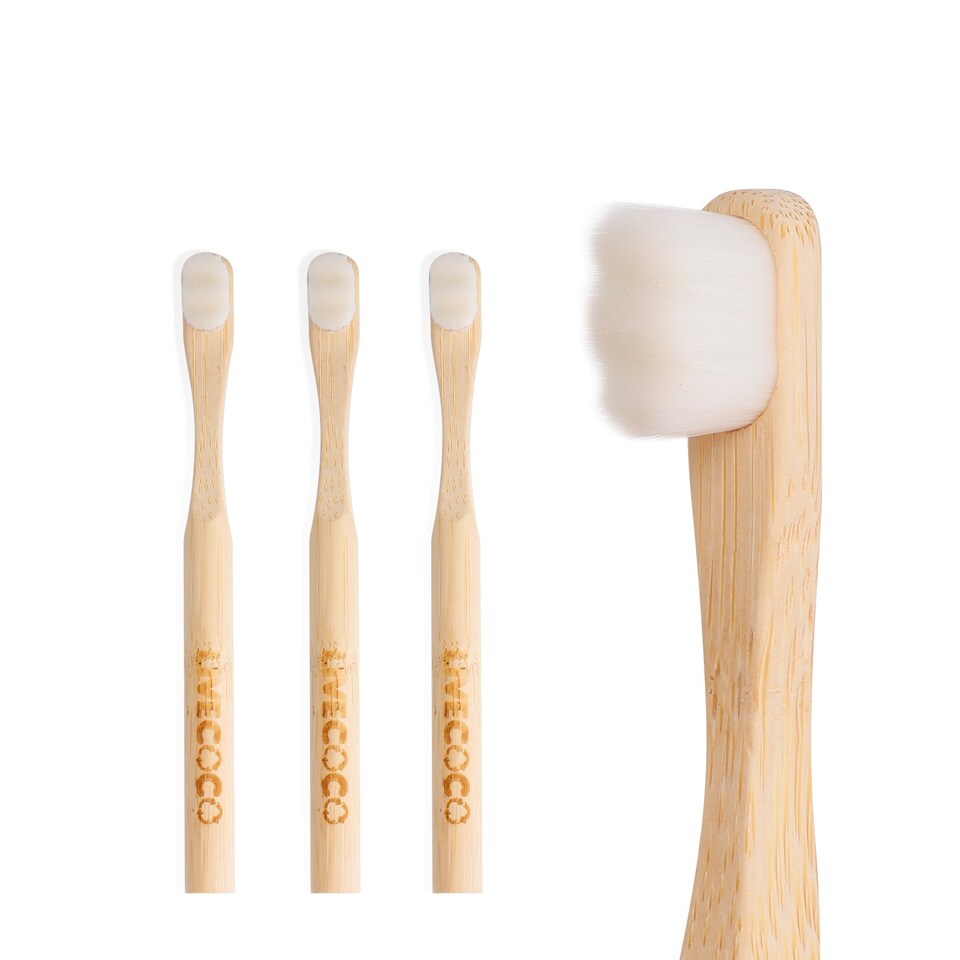 image 1 of 3 Nano Bristles Bamboo Toothbrushes (Adult)