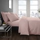 image 1 of Serene Plain Dyed Fitted Bed Sheet Blush