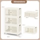 image 2 of COSTWAY 159L Storage Bins Stackable Storage Containers White