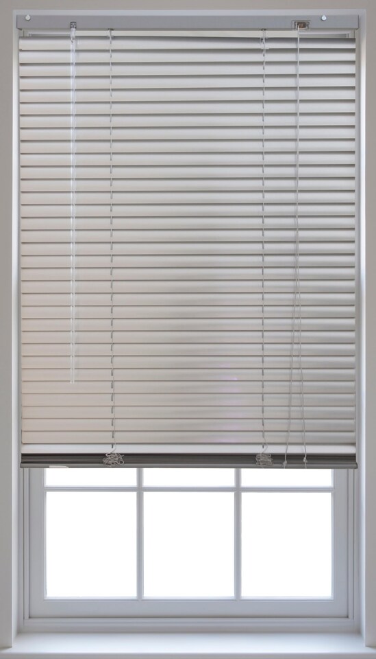 image 1 of Aluminium Venetian Blinds | 145cm Wide x 150cm Long | Silver | Silver