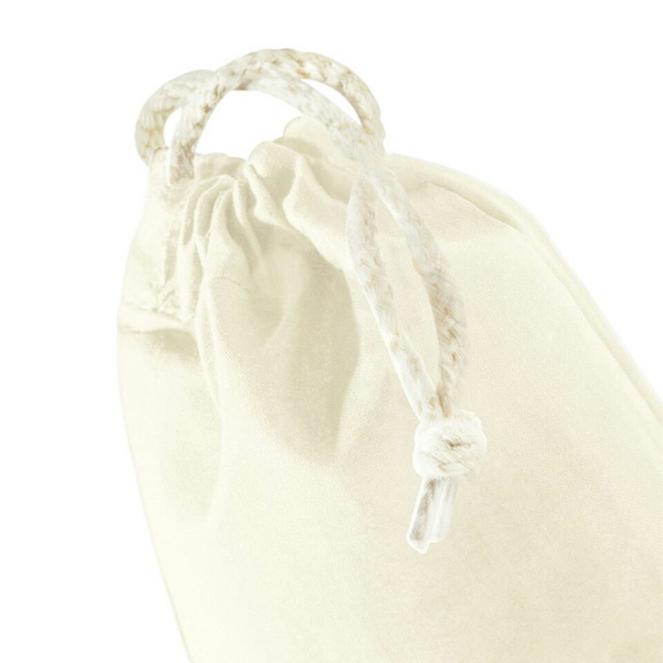 image 1 of Westford Mill Recycled Cotton Stuff Bag - Natural - M Cream | M