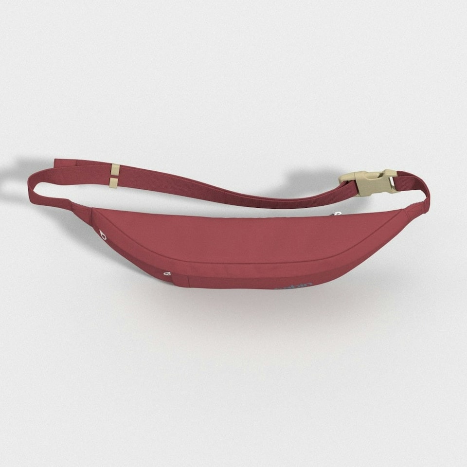 image 1 of CabinZero Bum Bag 2L, Anti-Theft RFID Blocking Travel Hip Pack | Red | Napa Wine