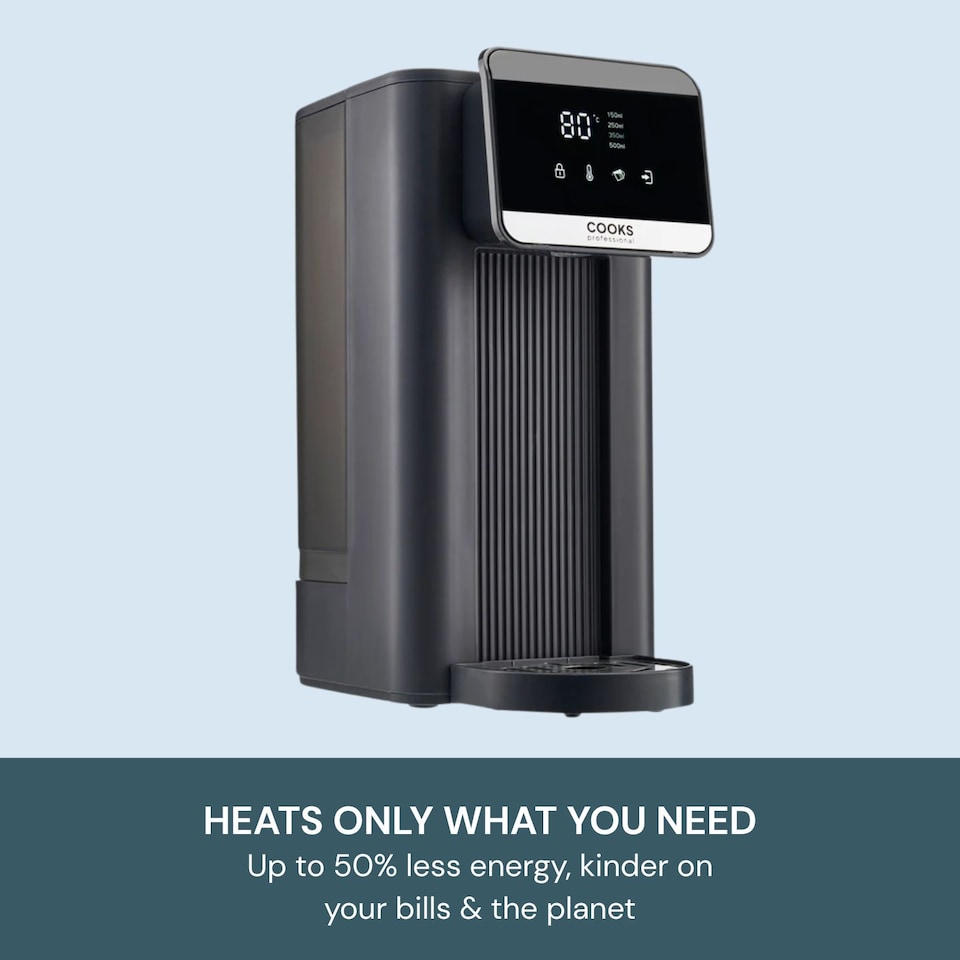 image 1 of Cooks Professional 2.5L Digital Hot Water Dispenser with Adjustable Temperature & Volume