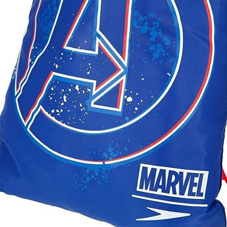 image 1 of Marvel AvengersLogo Speedo Drawstring Bag - Blue/Red - One Size Blue | One Size