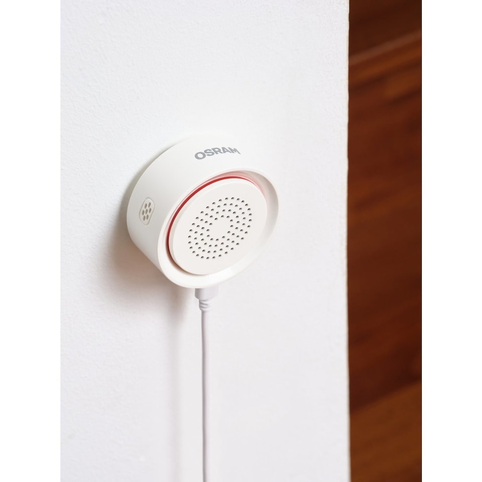 image 1 of Osram Smart+ WiFi Alarm Siren Triple Alarm Function Amazon Alexa/Google Home