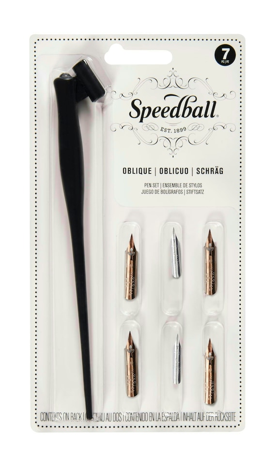 Speedball Oblique Pen Set