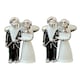 image 1 of Bride & Groom Cufflinks - Onyx Art CK106