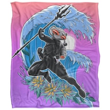 Aquaman Surf Black Manta Blanket - Multicoloured - One Size