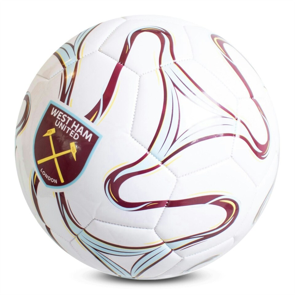 image 1 of West Ham 26 Panel Size 5 Cosmos Football - Claret Red