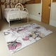 image 3 of Flower Illustration (Rug) Pink | Small: 60x110cm