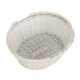image 2 of Large White Swing Handle Wicker Shopping Basket White | White | One Size