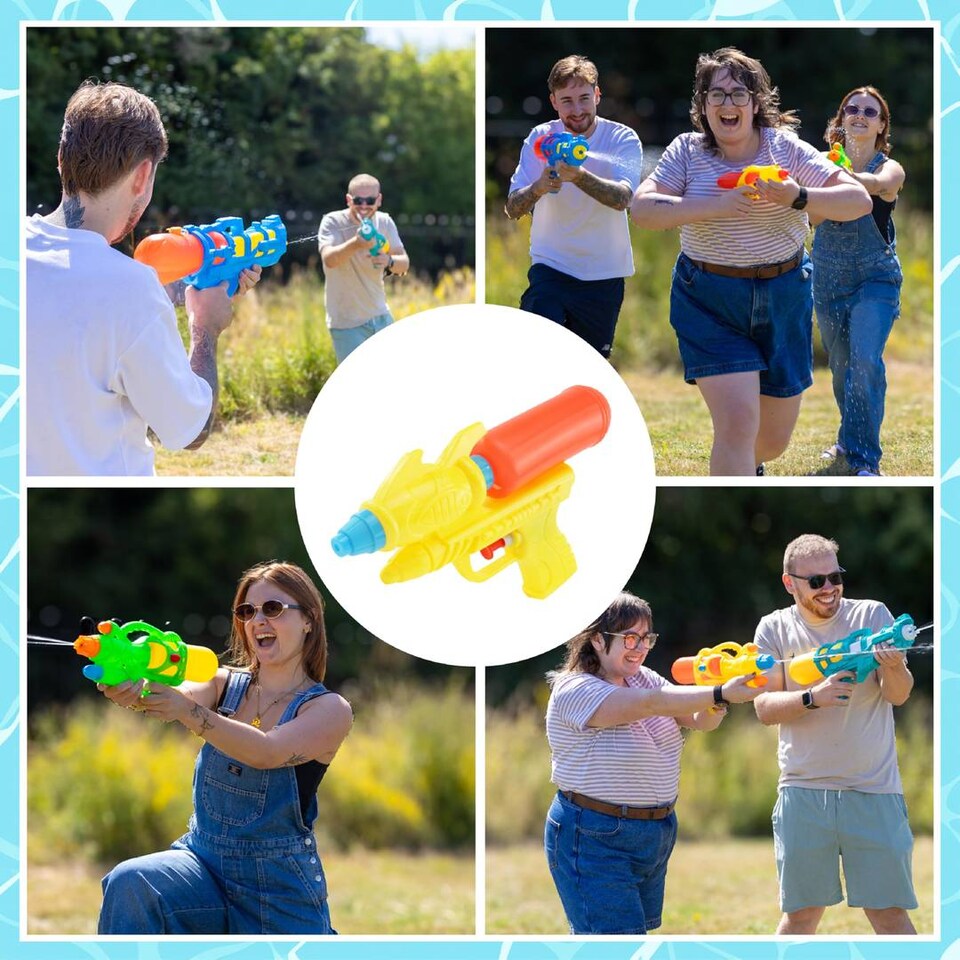 image 1 of Water Shooter for Kids Summer Blaster - Small Water Blaster 7" x 4"/19cm x 11cm - Kids Water Shooter – Swimming Pool & Beach Party Water Blaster for Summer Fun