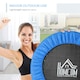 image 5 of HOMCOM Dia. 101cm Fitness Trampoline Exercise, Max Load 100 KG, Blue Black