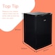image 7 of SIA UCF50BL/E 50cm Black Freestanding Under Counter Freezer 80L Black