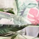 image 4 of OHS 4 x Tropical Print Outdoor Garden Patio Deck Chair Soft Waterproof Cushion Covers Green
