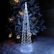image 5 of Multi Function LED White Tree Cone Trio with 640 Cool White LEDs