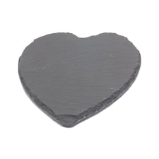 Red Hamper SL005 Slate Heart-Shaped Slate Cheese Board | Brown | Brown | One Size