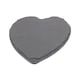 image 1 of Red Hamper SL005 Slate Heart-Shaped Slate Cheese Board | Brown | Brown | One Size