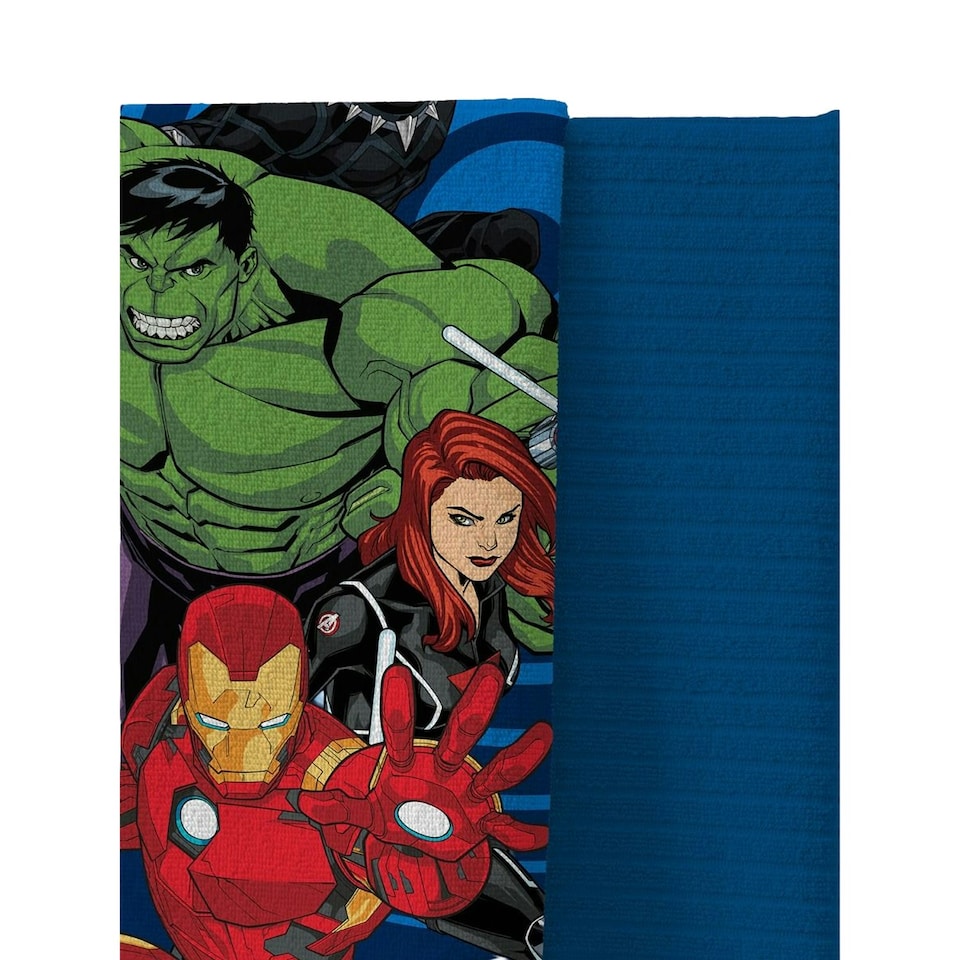 image 1 of Marvel Avengers Hero Launch Towel - Multicoloured - One Size Multi | One size