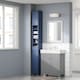 image 4 of SoBuy BZR34-II-B,Tall Bathroom Storage Cabinet with 4 Adjustable Shelves and 1 Drawer | Blue | Blue | 1