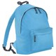 image 1 of Bagbase Junior Fashion Backpack / Rucksack (14 Litres) - Surf Blue/ Graphite Grey - One Size