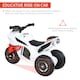 image 2 of HOMCOM Kids Ride-On Police Bike 3-Wheel Vehicle w/ Music Lights 18-36 Mths