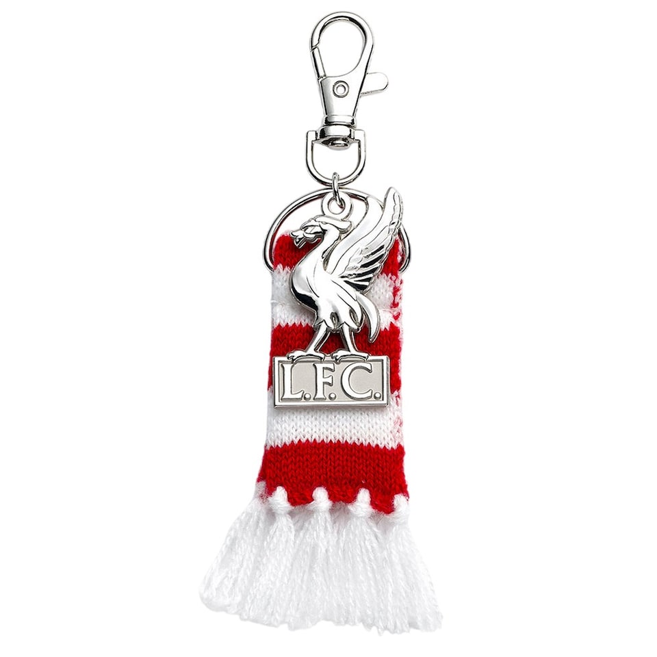 image 1 of Liverpool FC Bar Scarf Bag Charm | Red | Red/White | 1