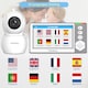 image 3 of HELLOBABY HB6049 4.3 Inch LCD Display Baby Monitor - White