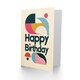 image 2 of Minimalist Artistic Colours Shapes Birthday Card