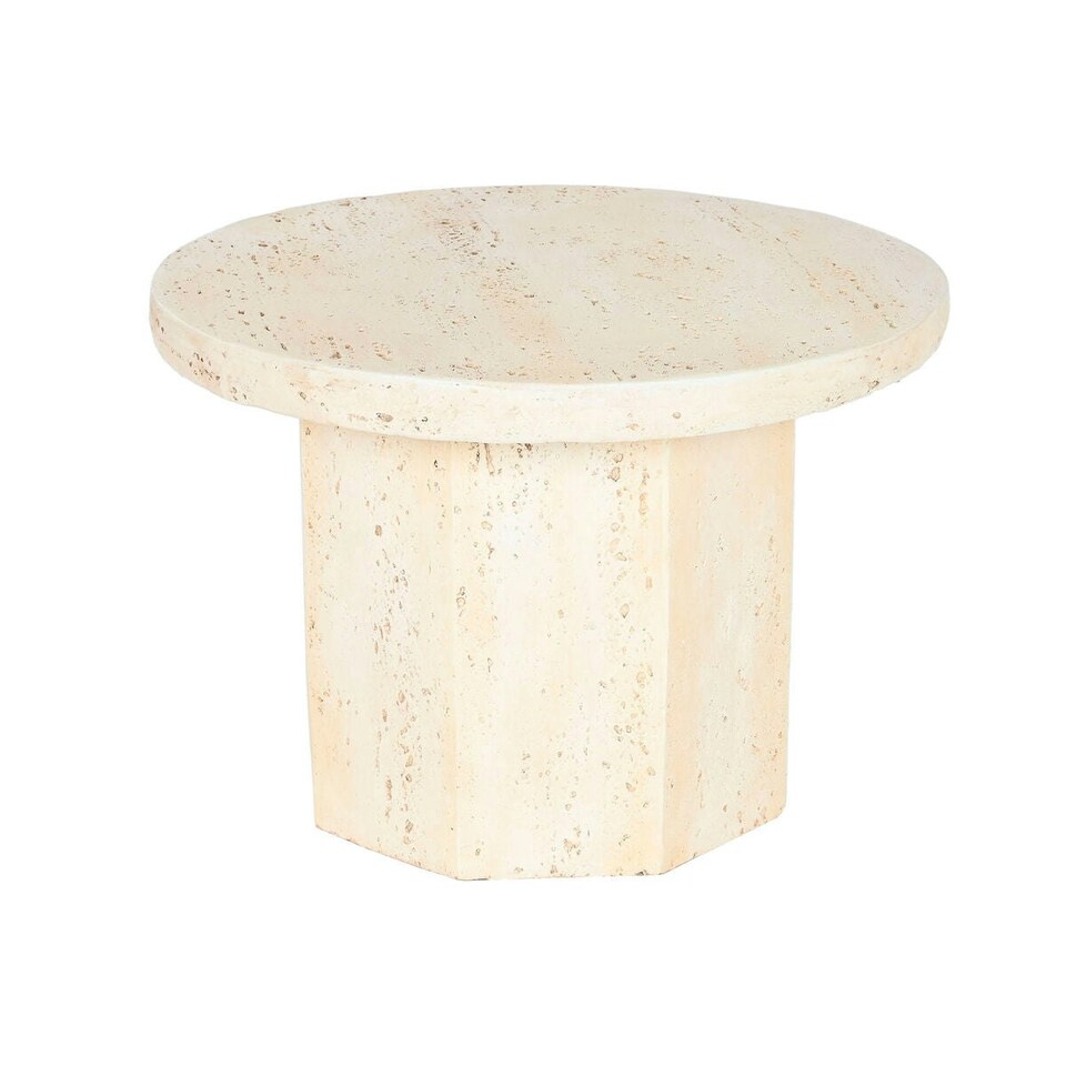 image 1 of Small Side Table Home ESPRIT Beige Magnesium 60 x 60 x 41,9 cm N/A