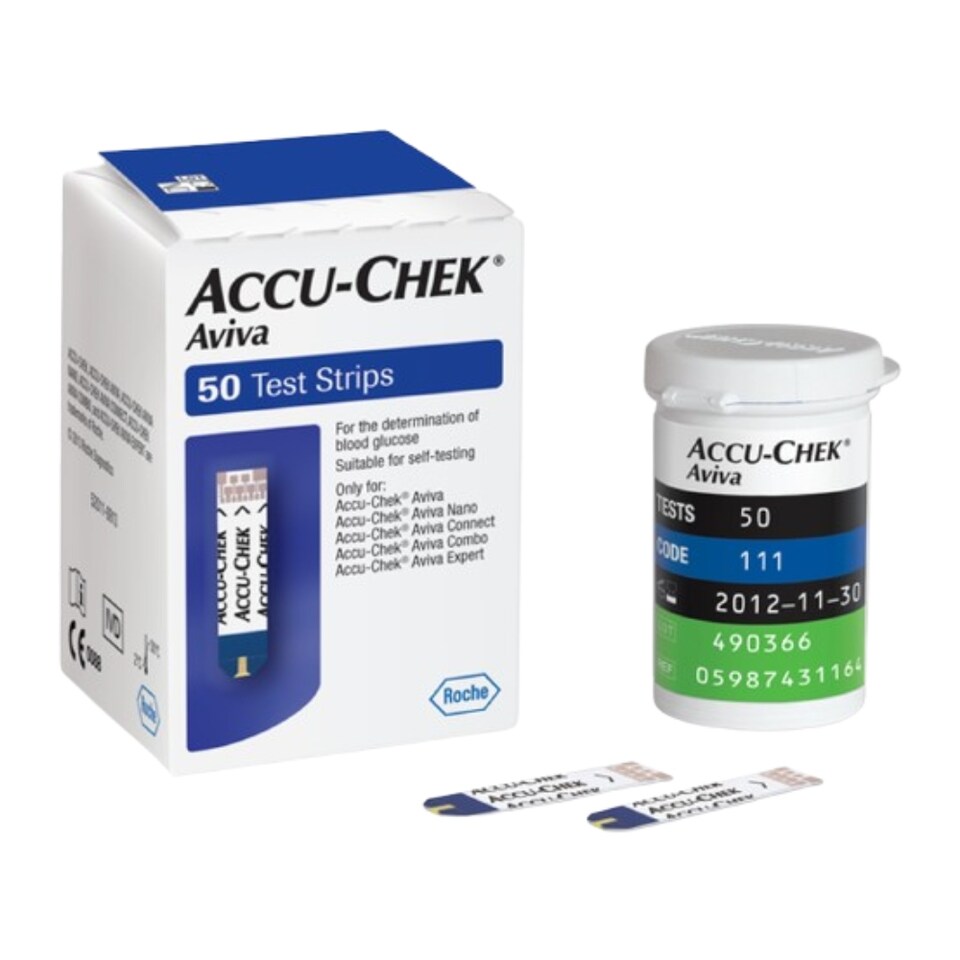 Accu-Chek Aviva Test Strips – Box of 50