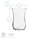 image 3 of LAV Klasik Turkish Tea Glasses - 115ml - Clear - Pack of 6