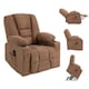 image 1 of HOMCOM Riser and Recliner Chair w/ Remote, Lift Chair for Elderly, Brown | Brown