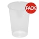 image 1 of Caroline Plastic Half Pint Tumblers (Pack of 18) - Clear - 300ml