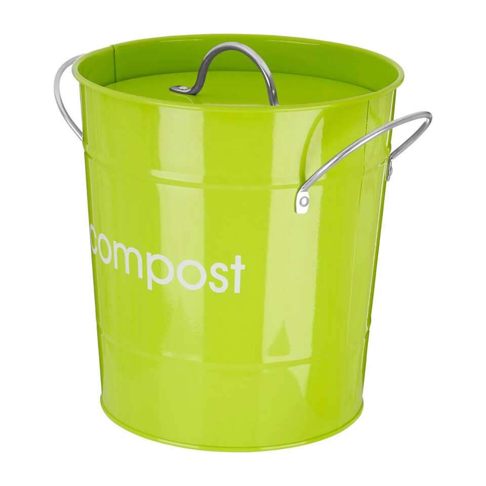 image 1 of Lime Green Compost Bin