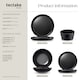 image 6 of Dinnerware Set Una - dinner set, incl. plates, bowls and mugs, for 6 people | Black | black | 1
