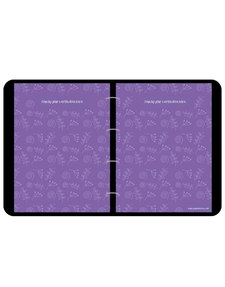 image 1 of My Proud Moments Medal & Certificate Case - Purple Dance