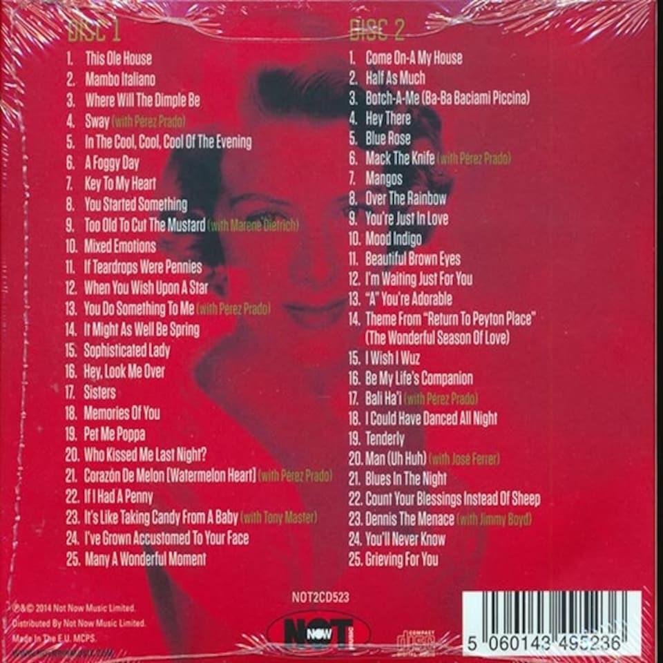 image 1 of Rosemary Clooney  CD -  Greatest Hits (50 tracks) (2xCD) (deluxe 3 fold digipak) (remastered)