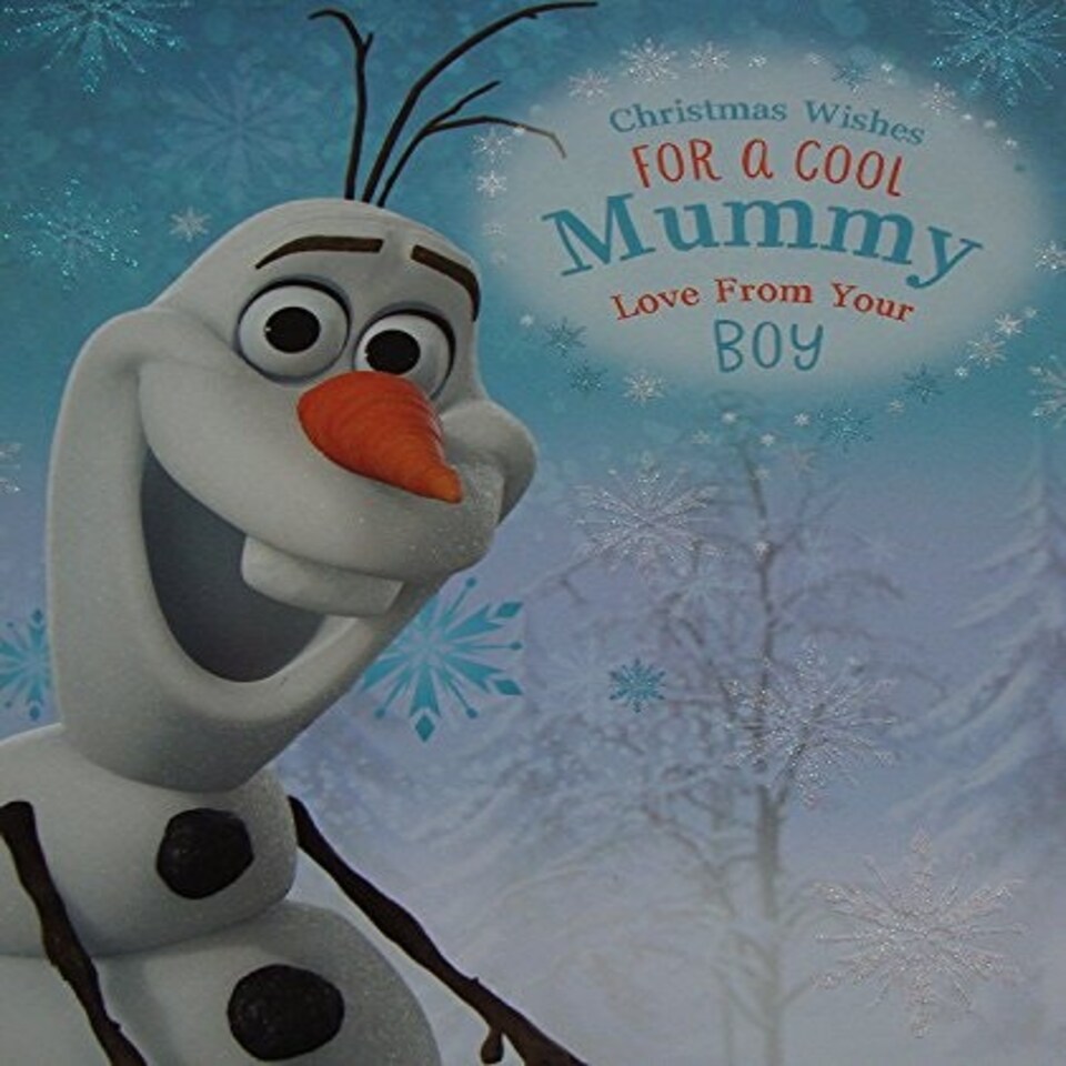 image 1 of Cool Mummy From Your Boy Frozen Christmas Card