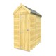 image 1 of 5 x 9 Feet Apex Shed - Single Door Without Windows - Wood - L272 x W147 x H217 cm Brown