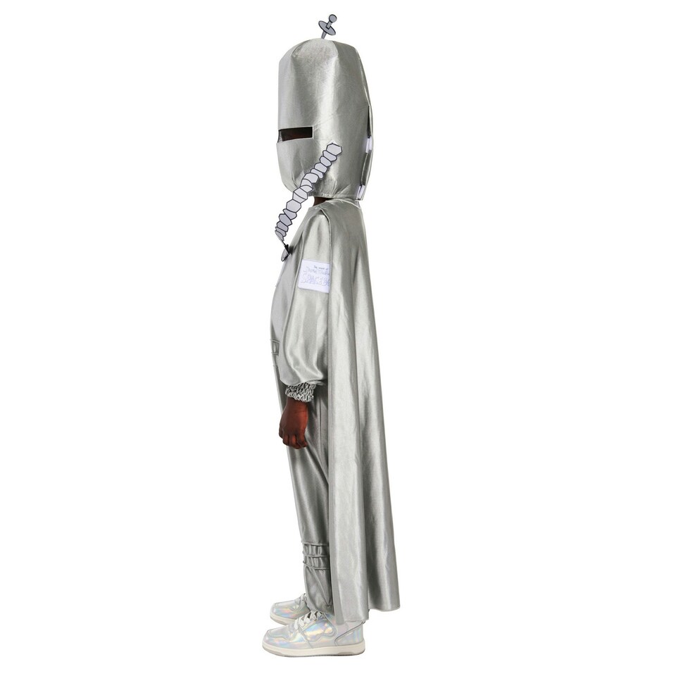 image 1 of David Walliams Childrens/Kids Spaceboy Costume - Silver - 7-8 Years 7