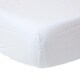 image 1 of Homescapes White Linen Fitted Sheet, Single