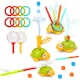 image 1 of Kids Turtle Water Sprinkler Play Set with Rings, Nets & Balls - Outdoor Splash Toy for Toddlers